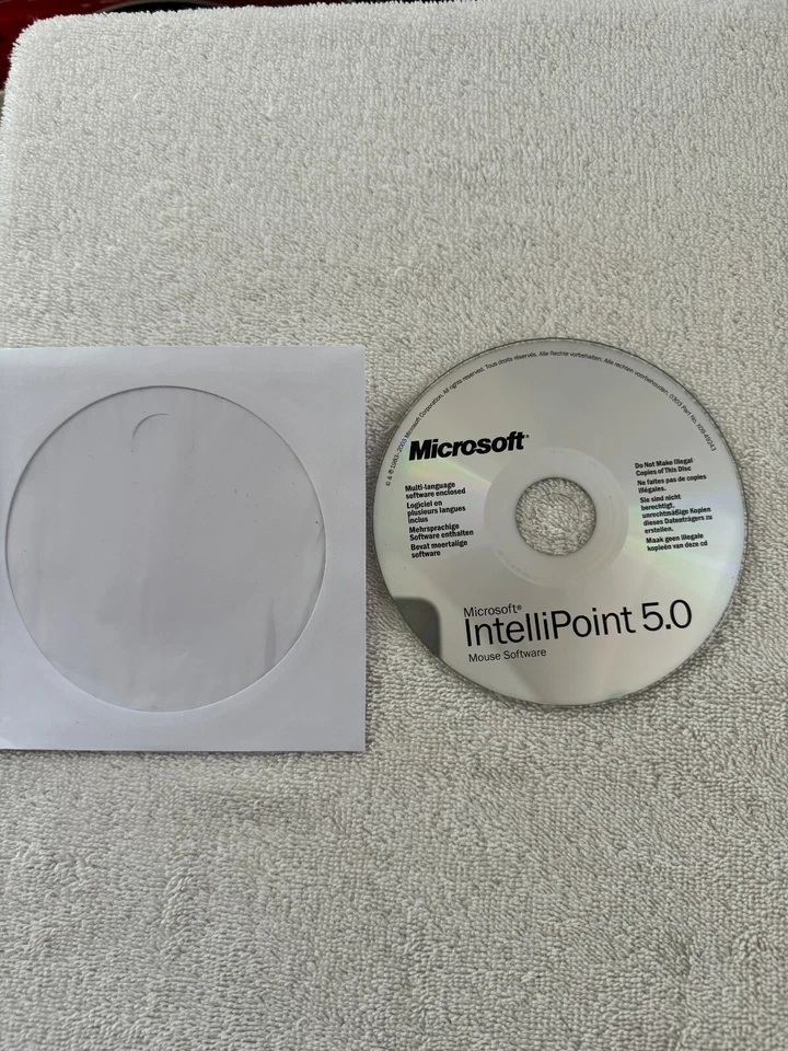 Microsoft IntelliPoint 5.0 Mouse Software - Image 1 of 1