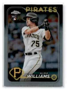 2024 Topps Chrome Alika Williams RC #34 Pirates - Bild 1 von 2