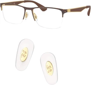 Replacement Push-In Nose Pads for Rayban RB6335 RB3549 RB4071 RB6336 RB7140 - Picture 1 of 12