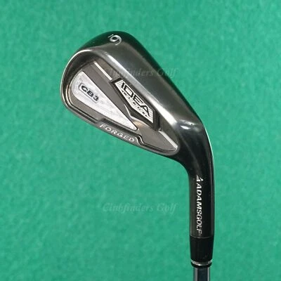 Adams Golf Idea Black CB3 Forged Single 6 Iron Dynamic Gold R300 Steel Regular - Image 1 of 2