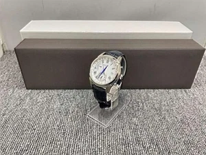 SEIKO 8B63-0AYO Automatic Men's Watch White Dial Analog Leather Band From Japan - Picture 1 of 13