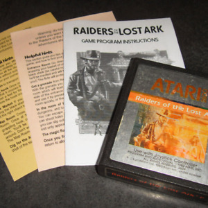 Raiders of the Lost Ark Pal Atari 2600 VCS + notice Indiana Jones Aventuriers