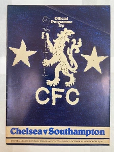 División 2 Programa de Fútbol Chelsea v Southampto Oct 76 1ª Ronda 1ª Etapa 824c - Imagen 1 de 3