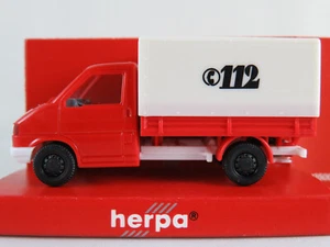 Herpa 042369 VW T4 Pritsche/Plane (1990) "FEUERWEHR / MZF" 1:87/H0 unbespielt - Bild 1 von 14