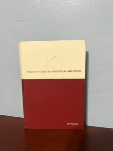 Teachers Guide For Remedial Reading William Kottmeyer 1959 Hardcover Textbook - Imagen 1 de 20