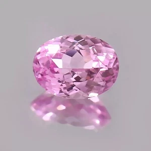 Fabulous Natural Flawless Ceylon Pink Sapphire Loose Oval Gemstone Cut 8x6 MM - Picture 1 of 4
