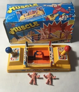 Mattel M.U.S.C.L.E. vintage Anello da wrestling 1985 scatola e figure complete raro - Foto 1 di 15