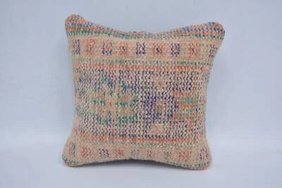 Almohada Turca, Almohada para Sofá, Cojín Beige 12"x12", Funda de Almohada Foto 1 de 4