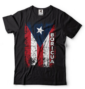 Puerto Rico T-shirt Boricua PR flag Shirt Puerto Rican heritage T-shirt