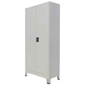 Office Cabinet File Cabinet Filing Cabinet with 2 Doors Steel Gray vidaXL - Picture 1 of 12