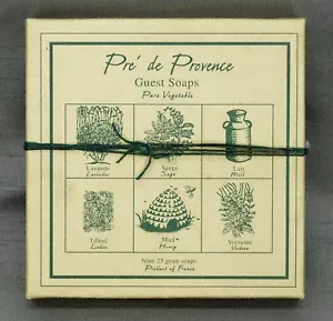 Pré de Provence French Milled Soaps 9-Pack Gift Set - Guest Size 25g Each - NIB - Picture 1 of 5