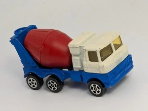 Vintage Corgi Juniors Whizz Wheels Scammell Concrete Mixer Truck Red White Blue - Picture 1 of 6