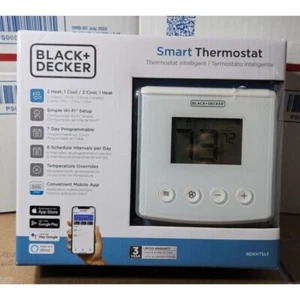 BLACK+DECKER Smart Home Device Compatible Wifi Home Thermostat BDXHTSL1 - Picture 1 of 5