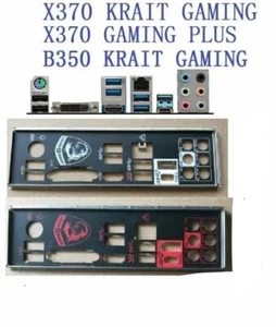 Placas madre MSI X370 GAMING PLUS, X370 KRAIT GAMING PLUS escudo de E/S placa posterior - Imagen 1 de 1