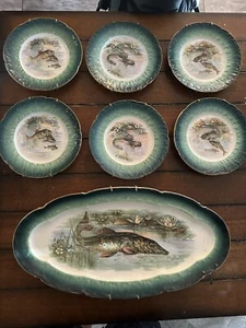 7 Pc W.P. Labelle China Set With Plate Holders - Picture 1 of 17