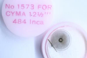 Hairspring balance CYMA-TAVANNES - T.W.C. 484 INC GLUCY Spirale bilanciere NOS - Picture 1 of 1
