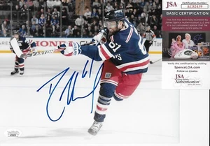 Auto. New York Rangers Rick Nash 8x10 Photo #5 Original with JSA Authentication - Picture 1 of 5
