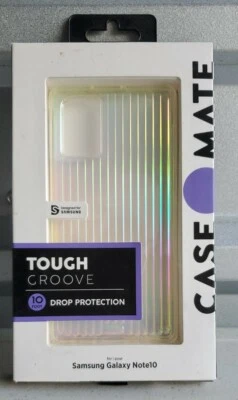 Case-Mate Tough Groove Case for Samsung Galaxy Note10 - Iridescent Rainbow - Image 1 of 3