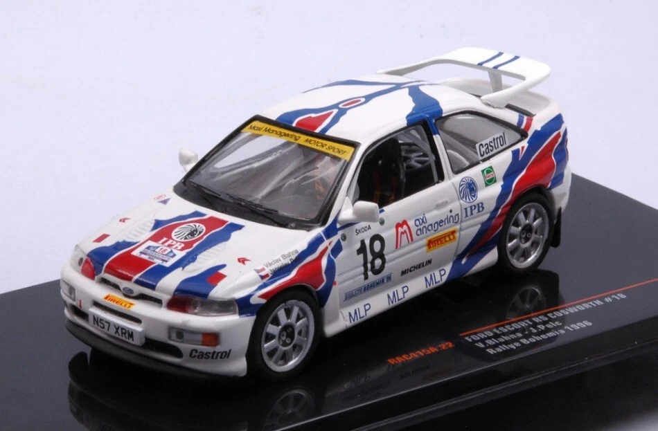 Modellino auto rally scala 1:43 Ixo Model  FORD ESCORT RS COSWORTH N.18 RALLY... - Immagine 1 di 1