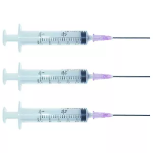 New (3) Fountain Pen Ink Cartridge Filling Syringe 5ml Blunt 1 1/2" 18g Slip Tip - Picture 1 of 1
