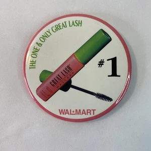 The One & Only Great Lash Mascara Walmart Werbe Mitarbeiter Button Pin - Bild 1 von 4
