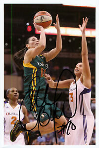 Sue Bird signed autograph 4x6 photo WNBA Seattle Storm Uconn Huskies basketball