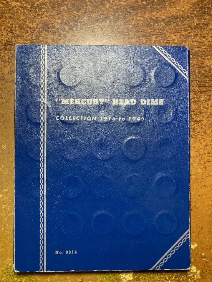 1916-1945 Mercury Dime Collection Nearly Complete Set 76 Coins (-16-D)90% Silver - Image 1 of 4