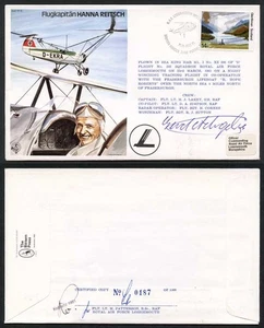 TP15c Flugkapitan Hanna Reitsch signiert von Gerd Achgelis - Bild 1 von 1