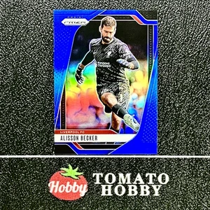 PANINI PRIZM PREMIER LEAGUE 2024-25 ALISSON BECKER /299 BLUE REFRACTOR LIVERPOOL - Picture 1 of 2