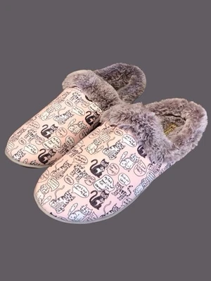 Nuevas zapatillas BOBS Skechers para mujer talla 10 piel sintética estampado de gato espuma viscoelástica Foto 1 de 4