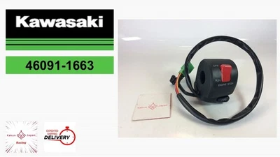 Carcasa de control derecha Kawasaki OEM 46091-1663 Ninja 250R 500 ZX-6 ZX-6R Foto 1 de 4