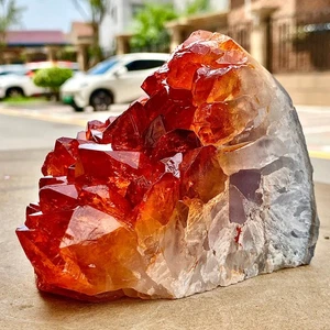 2.09LB Rare natural yellow crystal cluster flower yellow crystal block repair - Picture 1 of 13