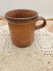 MCM 1977 Vintage McCoy Pottery Canyon Mesa Coffee Mug/Cup Brown 1412 - Picture 1 of 9