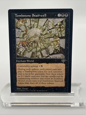 Tombstone Stairwell Mirage 1996 Near Mint Mtg Magic The Gathering Illus. Dom! - Image 1 of 4