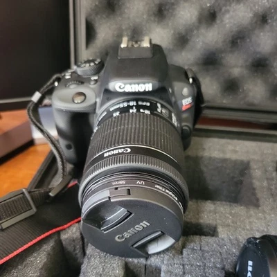 Canon EOS Rebel SL1 100D Digital Camera with Camera Bag and Accessories - Image 1 of 4