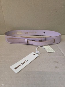 Y2K Style Diesel Pink Leather Belt - Picture 1 of 9