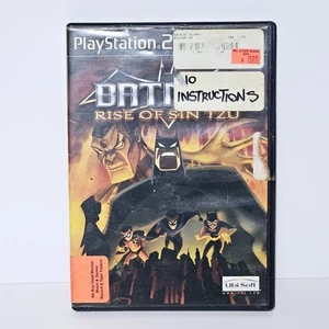 Batman Rise of Sin Tzu PS2 PlayStation 2 No Manual Tested Ubisoft - Picture 1 of 5