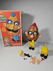 Vintage 1972 Hssbro Mr. Potato Head , 2 Bodies & Accessories, Incomplete - Picture 1 of 16
