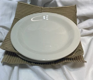 2 Restaurant Brot, Teller, WORLD ULTIMA CHINA Keramik schwer Vintage cremefarben - Bild 1 von 3