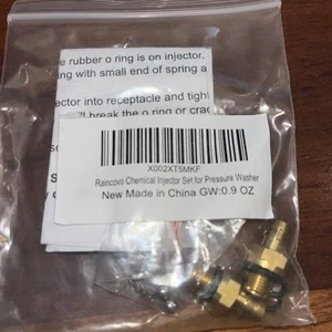 Chemical Injector Kit, Soap Injector for Pressure Washer, 1/8 Inch 27 Male BSP T - Picture 1 of 2