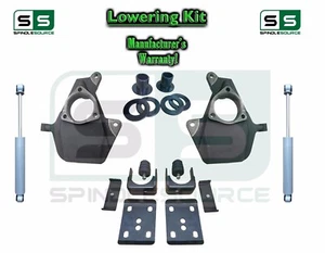 2016 - 2018 Silverado Sierra 4" / 7" Drop KIT STAMPED / ALUM ARMS + SHOCKS - Picture 1 of 2