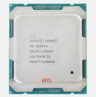 Intel Xeon E5-2699 V4 SR2JS 2.2GHz 22 Cores 55MB 9.6GT/s LGA2011-3 CPU Processor - Image 1 of 4