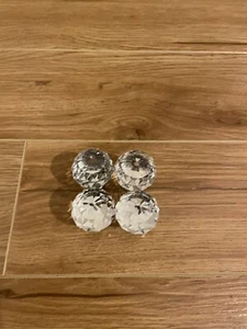 Clear Crystal Door Knobs For Drawers (x4) - Picture 1 of 5