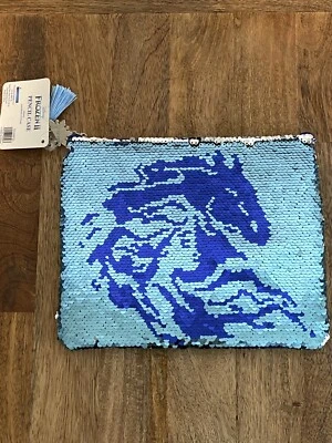 ELSA FROZEN LENTEJUELAS ESTUCHE BOLSA DE VIAJE COSMÉTICOS MAQUILLAJE BOLSA REVERSIBLE NUEVO Foto 1 de 3