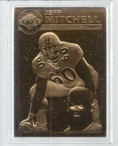 Jeff Mitchell Danbury Mint Ravens Super Bowl XXXV 22kt Gold Ltd Edition CD #24 - Bild 1 von 2