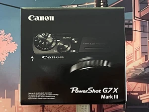 Canon PowerShot G7 X Mark III 20,1 MP Point & Shoot - Appareil photo numérique - Noir - Photo 1 sur 5
