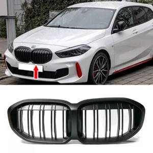 Matte Black M Type Front Grille For BMW F40 118i 120i Hatchback 2D/4D 2019-2024 - Picture 1 of 4