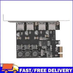 SSU U3V04S+ 4 Port USB 3.0 PCIe Expansion Card PCI Express USB Hub Adapter - Afbeelding 1 van 12