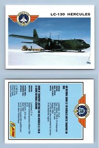 LC-130 Hercules #29 Wings Of Fire 1992 Panini Trading Card