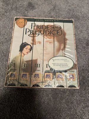 Pride & Prejudice BBC TV Miniseries VHS 6 Tape Box Set 1996 Colin Firth Jennifer - Image 1 of 3